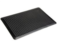 Crown YF 0023BK 695 Series Single Yoga-Flex Black 2 Feet x 3 Feet (Priced per 1 EA)