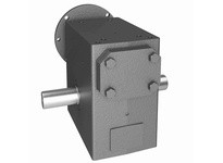 Hub City 0230-15819 30:1 Ratio, Cast Iron Single-Reduction Worm Reducer, 0.875" Input Diameter, 1.375" Output Diameter, C-Face Q