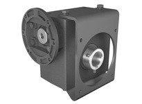 Hub City 0230-16362 60:1 Ratio, Cast Iron Single-Reduction Worm Reducer, 0.625" Input Diameter, 2.000" Output Diameter, C-Face Q