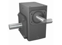 Hub City 0230-16705 20:1 Ratio, Cast Iron Single-Reduction Worm Reducer, 1.25" Input Diameter, 1.875" Output Diameter, Shaft Inp