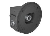 Hub City 0230-17646 60:1 Ratio, Cast Iron Single-Reduction Worm Reducer, 1.375" Input Diameter, 1.938" Output Diameter, C-Face Q
