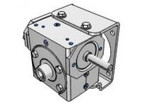 Hub City 0230-00066 25:1 Ratio Worm Reducer | Cast Iron | Industrial Supply