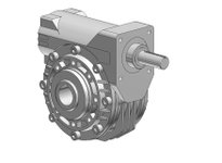 Hub City 0270-02507 200:1 Ratio, Cast Iron Double-Reduction Worm Reducer, 1.25" Input Diameter, 3.000" Output Diameter, Shaft In