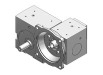 Hub City 0230-18588 400:1 Ratio Worm Reducer | Durable Cast Iron