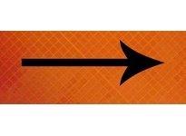 Cortina 07-800-4098 Overlay for 48" Diamond Grade - Single-Head Arrow