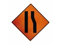 Cortina 07-800-4129 48" Diamond Grade - Merge Left Symbol