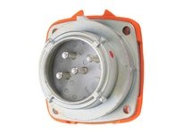 Meltric 09-N8076 PN20 INLET METAL SIZE 1 TYPE 4X 2P+N+G 20 A 125/250 VAC