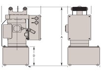100155-230 PUMP-ELE/HYD.1 HP-230VAC