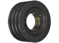 Browning 3C102R 3 Groove C Belt Section Cast Iron Bushed Bore Multiple Sheave, Split Taper Bushed, 10.6" Outside Diameter3 Groov