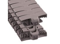 Rexnord 749.73.31 3.3" Width, 1" Pitch, Solid Top, Brown High Performance, Side-flexing, 1055 FTTAB TableTop Chain with Stainles