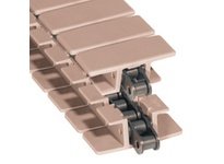 Rexnord LF1873K10 10" Width, 1.5" Pitch, Solid Top, Side-flexing | Low Friction TableTop Chain