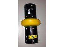 Omega 7300090BS 5.38" Major Diameter, 925 lb-in Continuous Torque Rating, Size ES5-R Urethane (Orange) Spacer Elastomeric Elemen