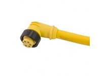 Remke 102C0240A1 Mini-Link Plug Assembly Rubber Female 90 deg 2 Pole 24ft 16 AWG SS Coupler