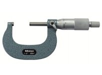 Mitutoyo 103-262 Outside Micrometer With Ratchet Stop 1 to 2 in Graduations: 0.0001 in Baked Enamel Coated