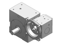 Hub City 0230-22048 400:1 Ratio, Cast Iron Double-Reduction Worm Reducer | YarinInd