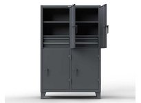 StrongHold 106-24-2TPL-20DB Industrial Locker with Drawers 122x24x72 20 Shelves