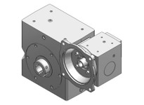 Hub City 0230-24533 1000:1 Ratio, Cast Iron Double-Reduction Worm Reducer | YarinInd