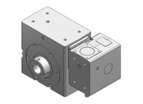 Hub City 0230-30203 100:1 Ratio, Cast Iron Double-Reduction Worm Reducer | YarinInd