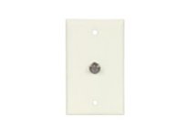 Cooper Eaton 1172LA Wallplate W/Coax Adaptor Thermo Light Almond | High-Quality Wallplates