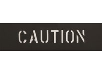 Hanson 12407 "CAUTION"- 2- 1/2" CHARACTERS | YarinInd