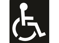 Hanson 12438 (HANDICAP SYMBOL)- 43" HIGH