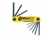 Bondhus 12591 Set 9 Hex GorillaGrip Fold-up Tools .050-3/16" | Durable Hex Tools