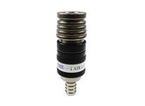 Coilhose 128USE 2-in-1 Automatic Safety Exhaust Coupler | 1/2" Hose Barb