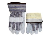 MCR 1400KS Premium Shoulder Leather Palm 7 Gauge Plaited Kevlar Liner PE Cuff S