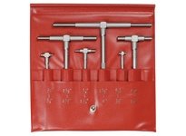 Mitutoyo 155-903 Telescoping Gage Set With Knurled Clamp 0.313 to 6 in Measuring 6 Pieces