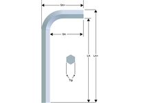 16503 Bright Short Series Hex-L Key 1.5MM