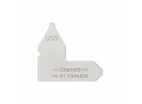 Starrett 167-050 Steel Radius Gage, .050" Range, Inch ReadingSteel Radius Gage, .050" Range, Inch Reading