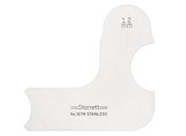 Starrett 167M-12 Steel Radius Gage, 12mm Range | Precision Tools