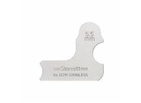 Starrett 167M-5 1/2 Steel Radius Gage, 5.5mm Range | Precision Tools