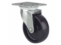 16D109 TSSV 100 BN0S Standard Plate Caster Swivel Nylon 330 lb 4 in Wheel Dia