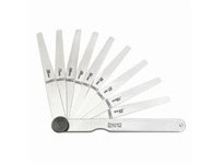 Starrett 172MBT Tempered Steel Thickness Gage, .04mm-30mm Range, 9 Leaves | YarinInd