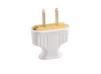 Cooper Eaton 1912W-BOX Plug Flat Hndl 15A125V2P2W Thermo Str White