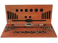 DRILLCO 2000RC20 20pc Tap & Die Set NC 1/4"-3/4" | YarinInd