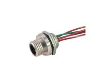 Remke 203P0015N Dual Key Micro-Link Receptacle Male 3 Pole 1.5ft 1/2" NPT 18 AWG