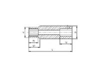 Sunex Tools 208MD 1/2" Drive 8mm Deep Impact Socket