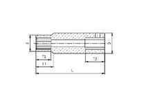 Sunex Tools 214D 1/2" Dr. 7/16" Deep Impact Socket