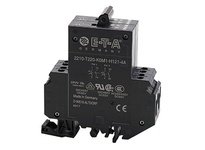 E-T-A 2210-T220-K0T1-H231-10A Thermal Magnetic Circuit Breaker 1077 2 Pole DIN Mount 480VAC/65VDC T1 1NC AUX 10A