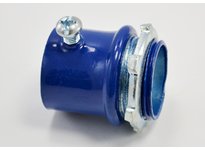 Bridgeport 232-SBLU 1" BLUE Set Screw EMT Connector | YarinInd