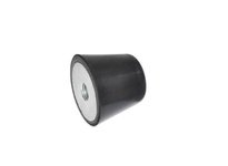 JWWINCO GN253-50-3/8X16-55 Tapered Bumper Natural Rubber -Tapped - 3/8x16