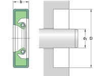 SKFSEAL 260X290X16 HDS2 D XNBR Single Lip Flex Design | YarinInd