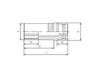 Sunex Tools 284912 1/2" Dr. 1-1/16" Extra Thin Wall Wheel Protector | High-Quality Tools
