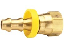 Dixon 2870407CLF Female 45°SAE/37°JIC Swivel x Push-on Hose Barb