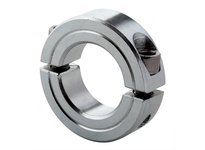 Climax Metal 2C-175-Z 1 3/4" ID 2PC Clamp Collar STL ZINC | Durable Industrial Supplies