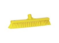 Vikan 31746 Broom Push Soft/Stiff 16.5" PP/PBT Yellow