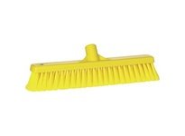 Vikan 31786 Broom Push Soft-Split 16.5" PP/SS Yellow | YarinInd