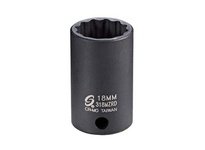 Sunex Tools 318MZRD 3/8" Dr. 18mm 12pt Semi-Deep Impact Socket | Durable Tools